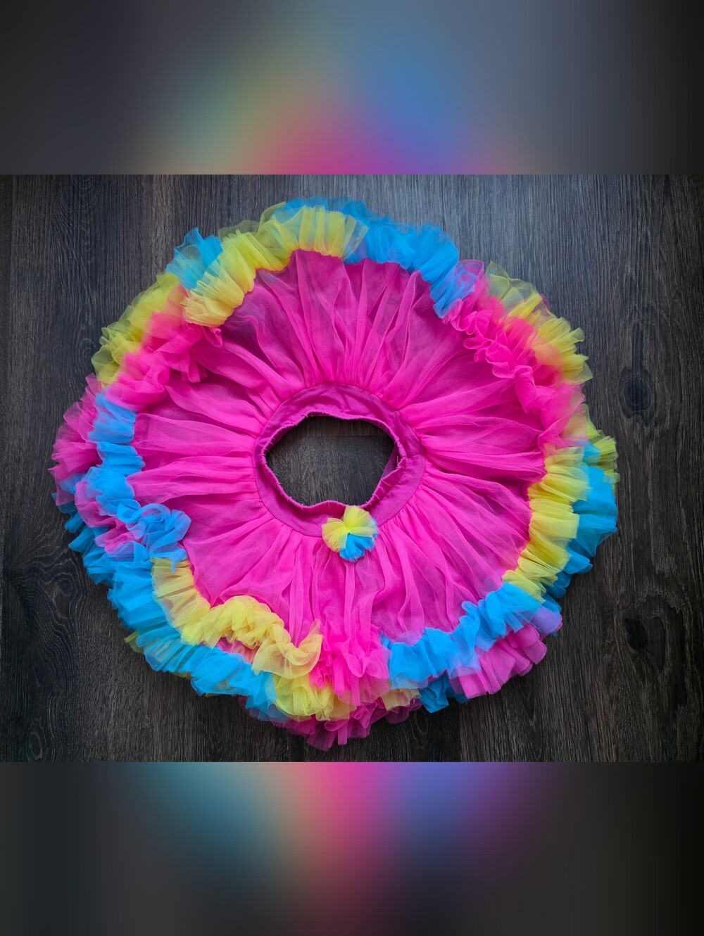 Jona Michelle pink colorful tutu skirt